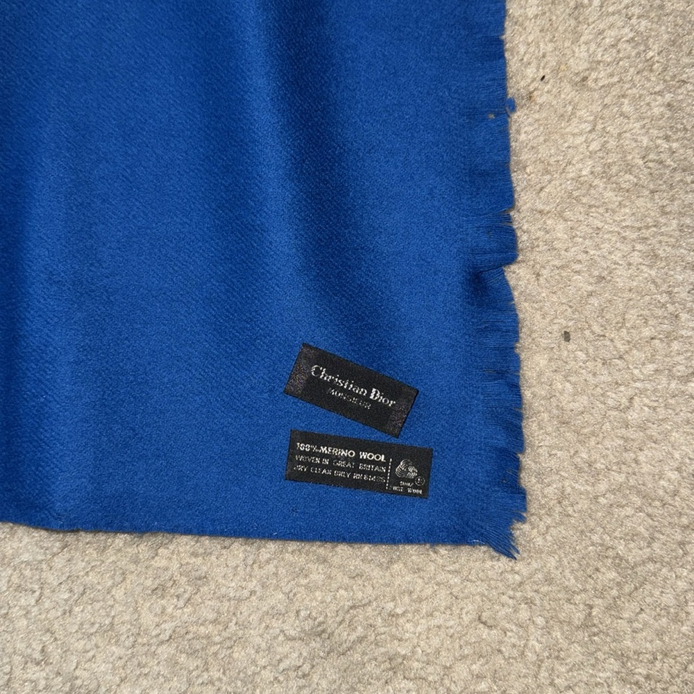 Christian Dior Scarf 💙 GUC with COA - Picture 5 of 7